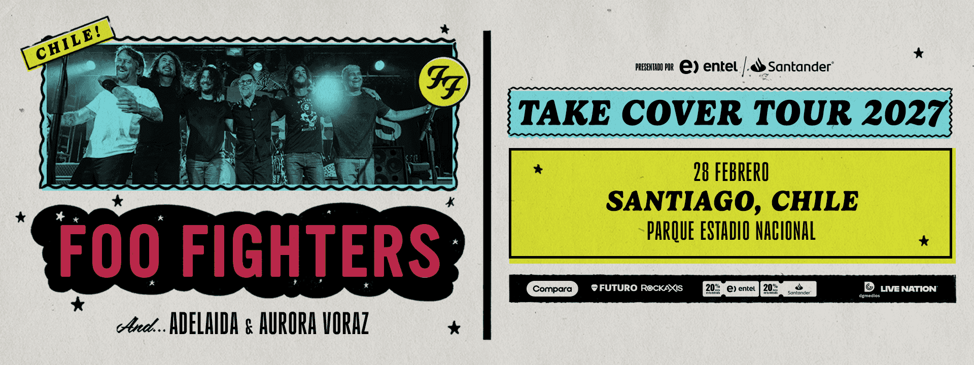 Foo Fighters - Take Cover Tour 2027