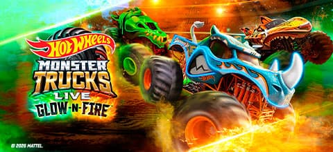 Hot Wheels Monster Trucks Live - Glow N Fire